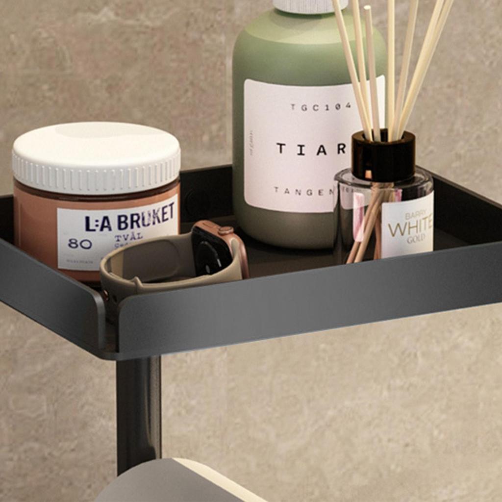 Freestanding Toilet Roll Holders Stainless Steel Toilet Paper Stand Anti-Rust Space Bathroom Tissue Rack Paper Dispenser Storage