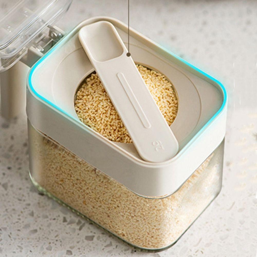 Dustproof Condiment Jar Sealed Spice Container Durable Seasoning Storage Organizer for Home