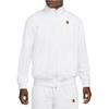 Nike Court Solid Color Stand Collar Zip-Up Casual Jacket Men Outerwear White DC2566-100