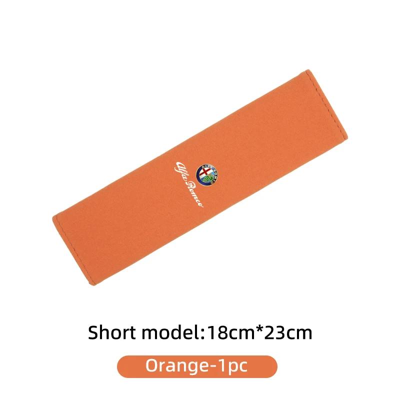 Suede Car Seat Belt Shoulder Protector Cover Safety Padding Pad For Alfa Romeo 159 Giulietta Giulia 147 Mito 156 159 166 GT