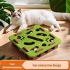Felt Puzzle Maze Cat Toy with Bell Ball for Kittens