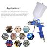1.4/1.7mm Nozzle HVLP Air Paint Spray Pistol Airbrush Car Furniture Repair Tool Kit