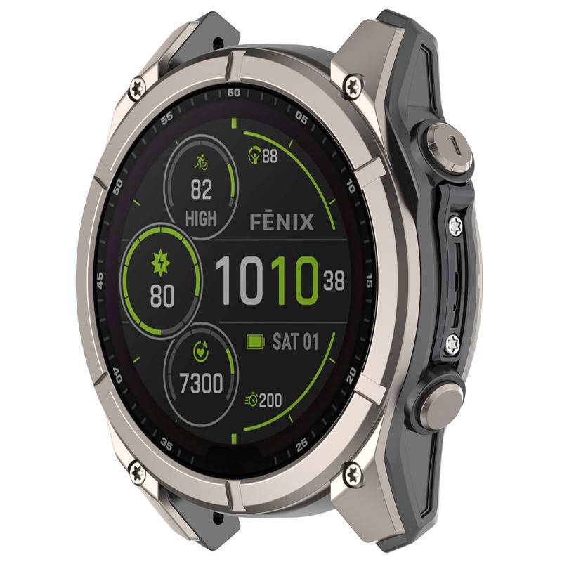 Bezel Ring Cover for Garmin Tactix 8 47mm 51mm Stainless Steel Bumper Case Protector for Tactix8 51MM AMOLED SOLAR Accessories