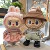 Labubu Cute Doll Clothes Skirt Large Plush Doll 38cm  Doll House Accessories