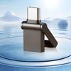 OLOEY Двухголовый вращающийся металлический USB-накопитель