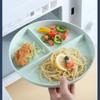 1PCS Divided Plate 8.6-inch 3 Compartment Plate Eco-friendly Material Reusable For Portion Control Weight Loss Healthy Eating