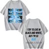 Billie Tee Blue Eyes Hit Me Hard Soft T Shirt Men’s Women Oversized Cotton Short Sleeve Summer Print Unisex Tops