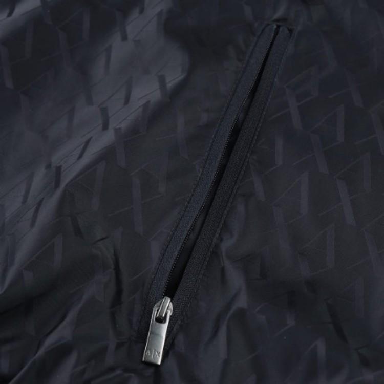 Armani Exchange Модная универсальная повседневная куртка с капюшоном и молнией, полностью принтованная, мужские куртки XM001582-AF16628-1UB101