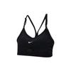 Женский спортивный бюстгальтер Nike Dri-FIT Indy с легкой поддержкой, Черно-белый, CZ4463-010
