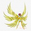 Saint Seiya Light Pegasus Seiya Pegasus Koga Iron On Patches For Clothing Applique Stickers On Clothes Heat-Sensitive Custom Patch