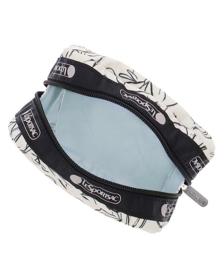 Pouch SQUARE Sketch Floral Ivory [LeSportsac] [Official] COSMETIC/6701