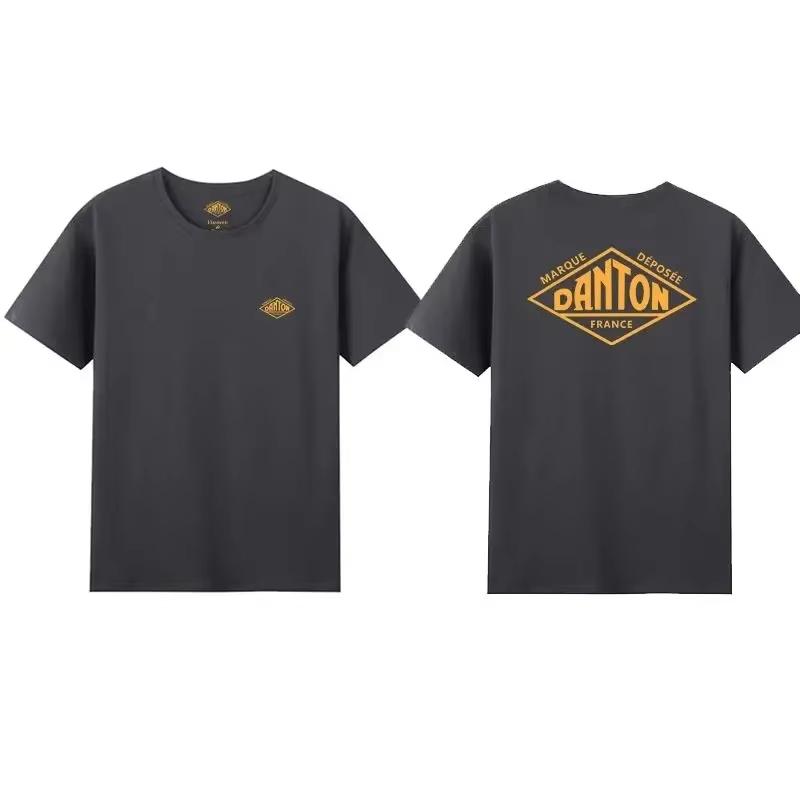 Летняя футболка из чистого хлопка в японском стиле для мужчин и женщин, парный образ в французском стиле, роскошный бренд, графические футболки, футболка Ins