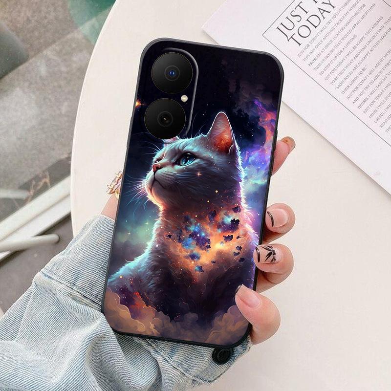 Для телефона Huawei Nova Y73 Чехол-астронавт Силиконовый Защита камеры Задняя крышка Для Huawei Enjoy 80 Funda NovaY73 Y 73 Fundas