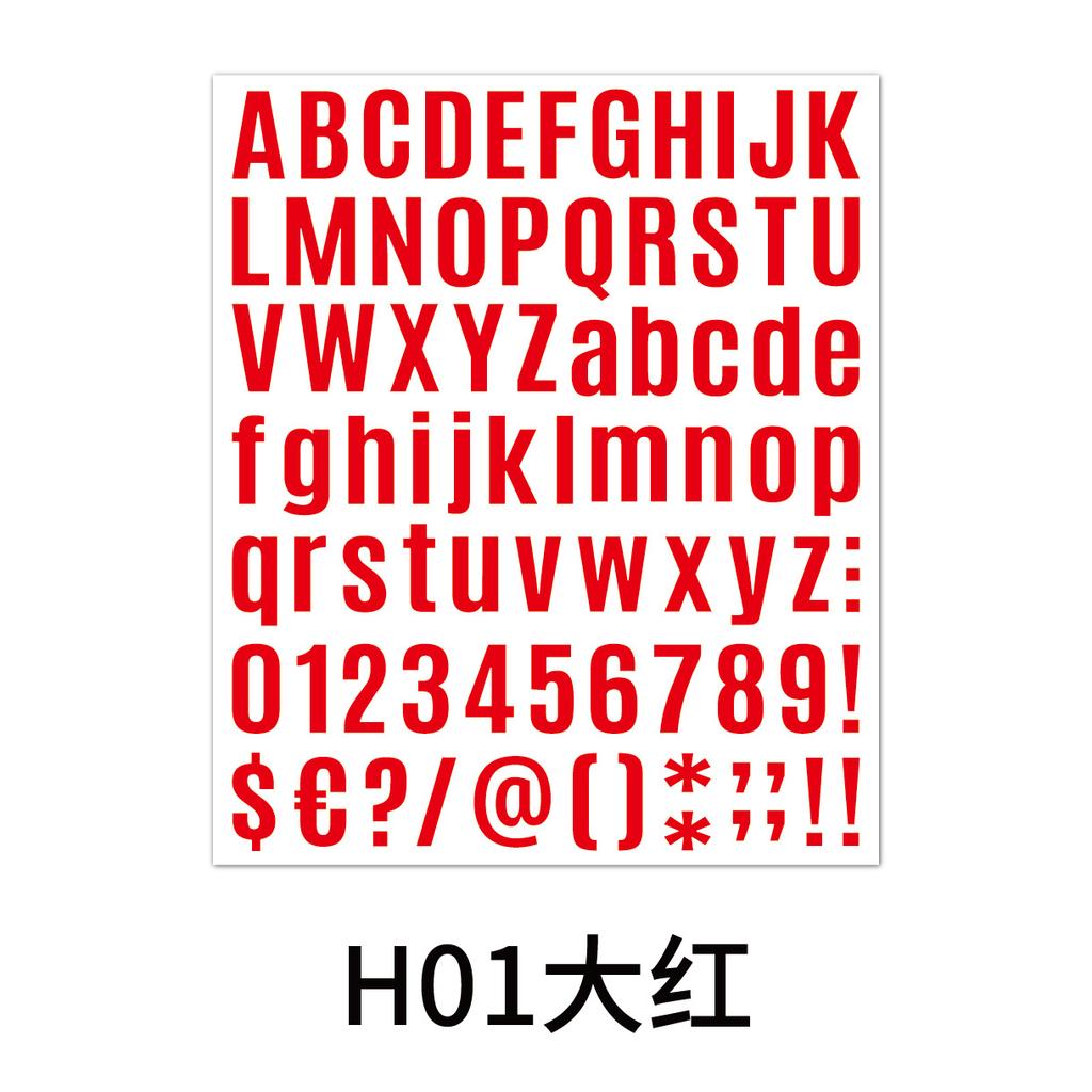 Жирная Буква Наклейка 1 Дюйм Комбинация Стакан для Воды Креативный Ручной Аккаунт