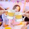 Мини-пластиковые рюмки для дегустации пива 1 унция для пивного фестиваля, дня рождения, свадьбы, вечеринки, барбекю, пикника 12 маленьких стаканчиков Высота 1,75 дюйма