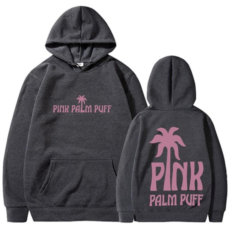 2025 Trending Men's & Women's Coconut Tree Pink Hoodie