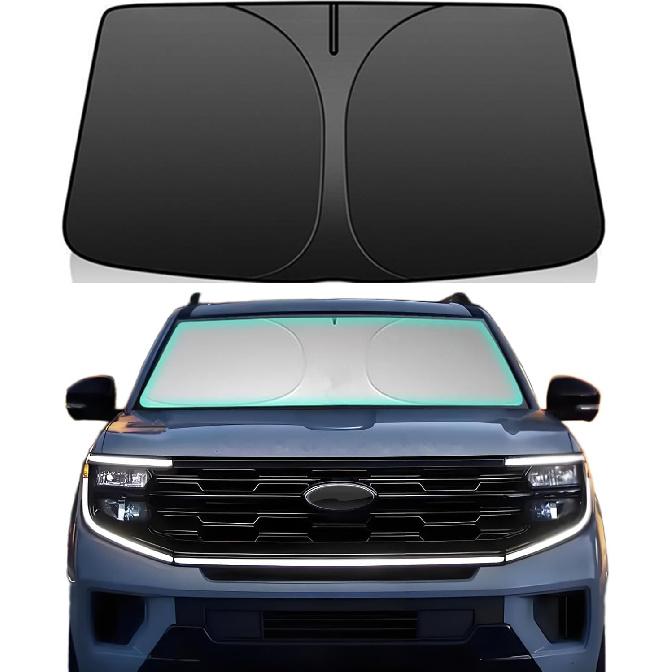 Солнцезащитный козырек на лобовое стекло для -2025 Chevrolet/Chevy Blazer 240T Двухслойный складной солнцезащитный козырек на переднее стекло автомобиля Аксессуары 240 T Солнцезащитный козырек-защита
