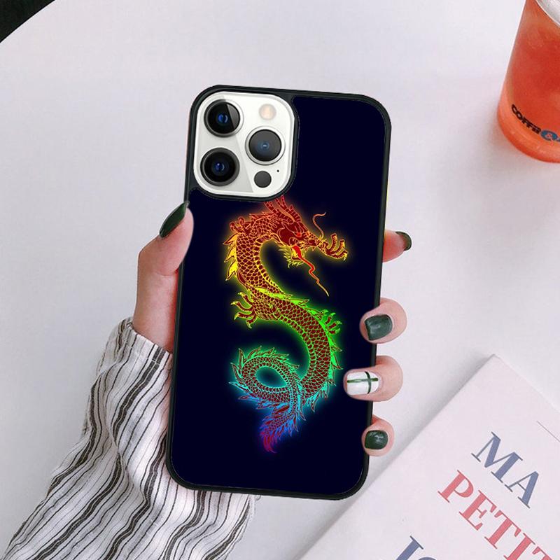 Чехол для телефона с китайским драконом для iPhone 17 Air 14 13 12 16 Pro Max 15 Plus Max Защитный корпус coque