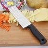 Stainless Steel Potato Chip Slicer Dough Vegetable Fruit Crinkle Wavy Slicer Knife Potato Cutter Chopper French Fry Maker Tools