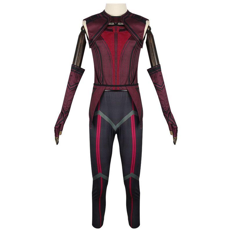 Halloween Movie and Tv Series Wandavision Cosplay Costume Scarlet Witch Cosplay Outfit