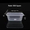 Yujia Disposable Square PP Food Containers