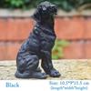 Anti Fade Dog Statue Resin Dog Decorative Figurine Cute Puppy Statue  Home
