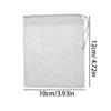 200/50pcs Nylon Disposable Teabags Transparent Empty Drawstring Filter Bags for Coffee Spice Tea Filters Tea Bag Kitchen Teaware