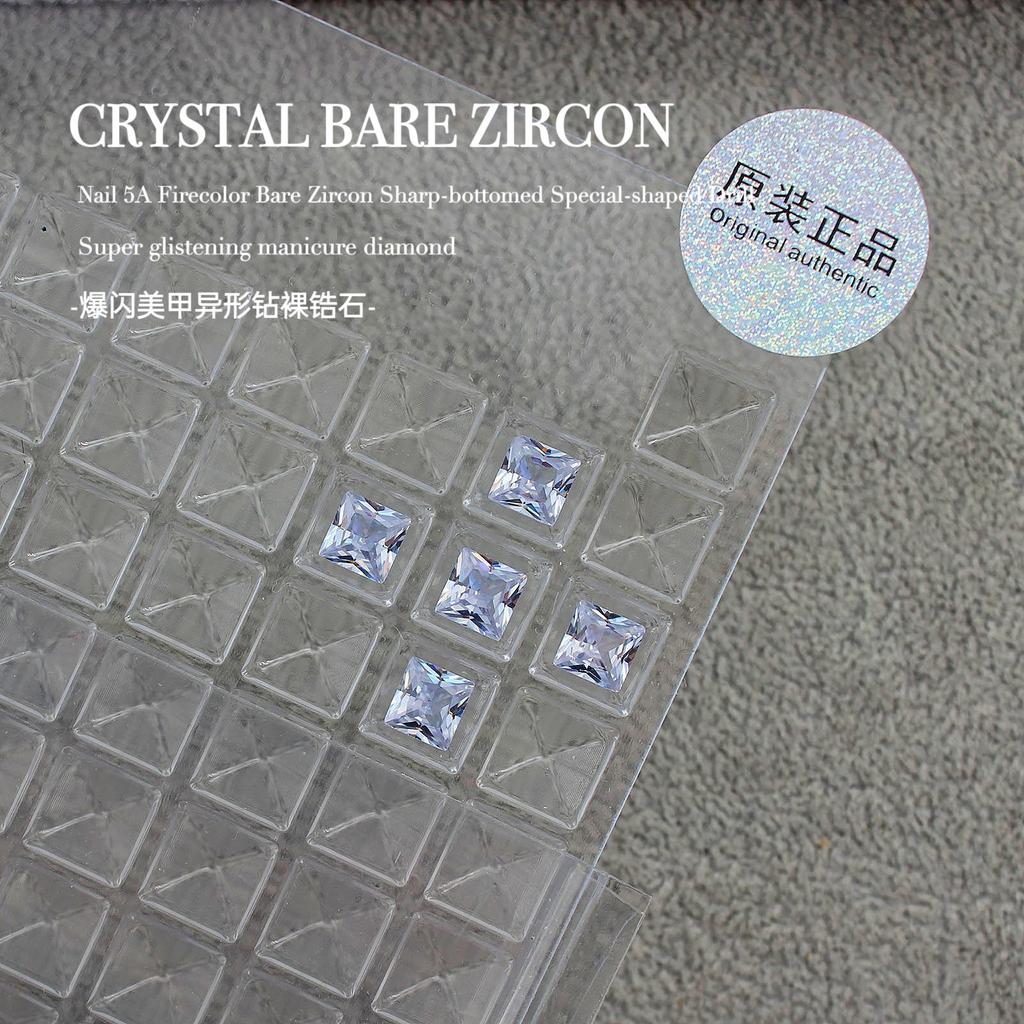 Вспышка Мини Маленький Голый Цирконий Кончик Нижний Куча Бриллиантовый Инопланетный Камень Сахарный Голубиный Яйцо Капля Воды Дизайн Ногтей Конский Глаз Украшения Для Ногтей