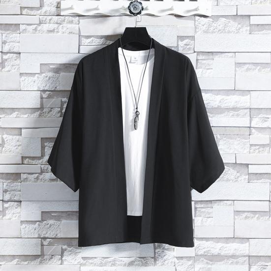 Плащ Пальто Тонкий Свободный крой Плюс Размер Чистый Цвет Китайский Стиль Плащ Рубашка Уличная Одежда