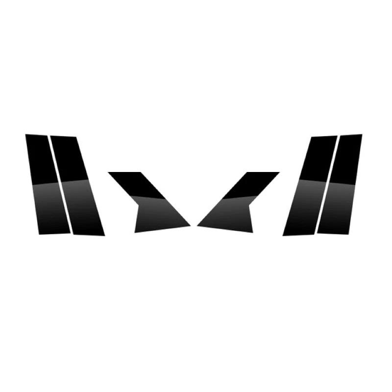 Подходит для Peugeot 308 2016-углеродное волокно автомобильная оконная дверная колонна BC стойка крышка отделка зеркальный эффект ПК