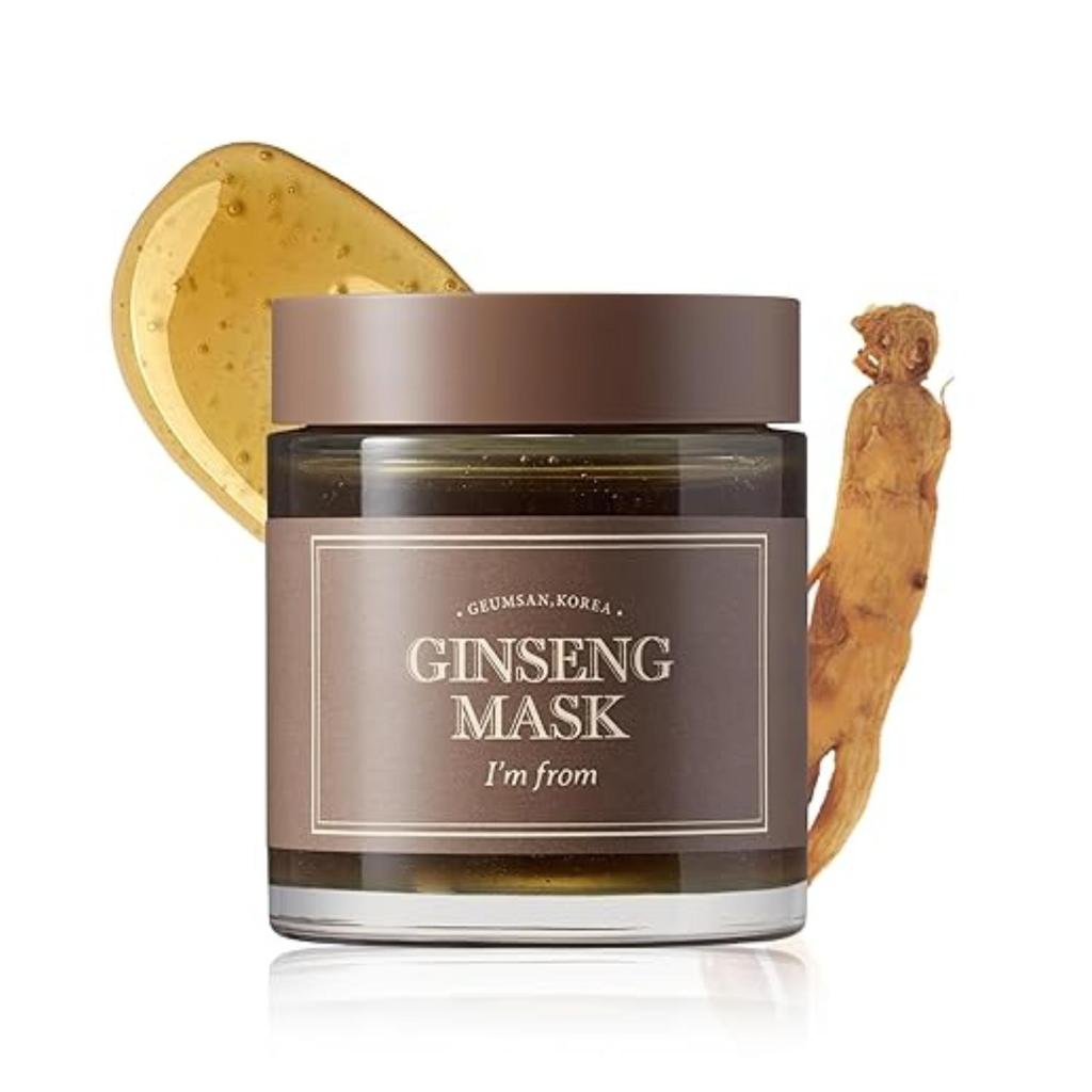 I’m from Ginseng Mask, детокс, эластичность, предотвращение появления морщин, 3,97% экстракт женьшеня, 120 г, 4,23 унции