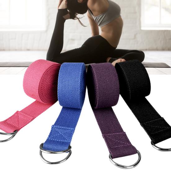 Yoga Stretch Strap Training Belt Waist Leg Fitness Girl Exercise Sports Gym Tool
