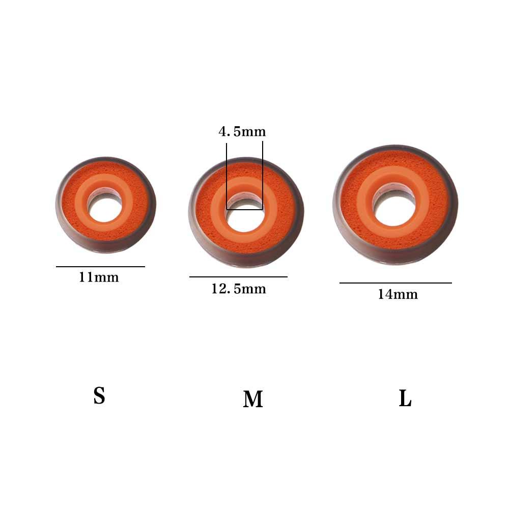 Memory-Foam Silicone Case Ear Plugs Pads Earphone Ear Buds Earbud Tips Ear Caps Earbuds Eartips
