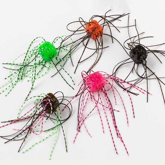 10 шт. 1,4 см/4 г мягкие приманки в форме кубиков с юбкой, медленно тонущие цветные искусственные приманки из ПВХ для ловли пресноводного соленого окуня, сома, рыболовные принадлежности