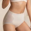 Женские ультратонкие бесшовные трусы из хлопка Ice Silk с высокой талией и утягивающими шортами для уменьшения живота, трусы больших размеров, тонкое нижнее белье