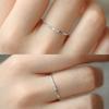 Minimalist Small CZ Finger Rings for Women Metal Silver Color/Gold Color Fashion Versatile Girls Rings Everyday Jewelry