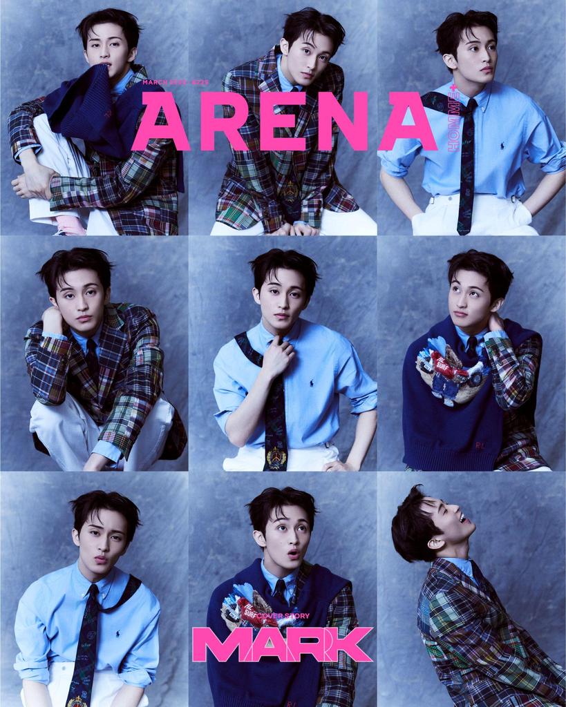 2025.3 ARENA HOMME+ NCT MARK Cover
