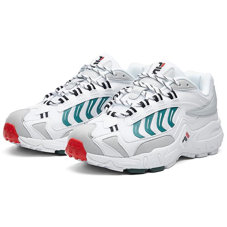 Fila Кроссовки для бега Серый/Белый/Зеленый Женские F12W031110FWG