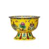 Китайская керамика Высокая чаша Украшения для зала Будды Домашнее творчество Чаша для хранения закусок Традиционные буддийские принадлежности для поклонения