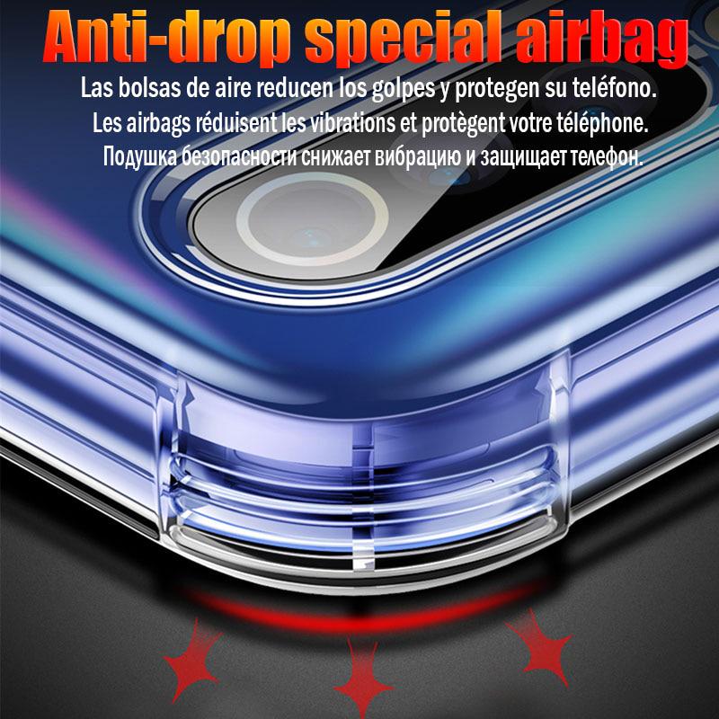 Shockproof Case For Xiaomi Mi Note 10 Pro 9 6 8 SE 9T A2 A3 Lite Mix 2s Redmi Note 9s 8 7 6 K20 K30 Pro 4X 6A 7A 8A 5 Plus Cover