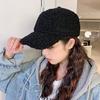 Утепленная бейсболка из овечьей шерсти с козырьком, шляпа от солнца для женщин и девочек, теплая уличная осенне-зимняя плюшевая нечеткая мужская кепка, регулируемая шляпа в стиле хип-хоп