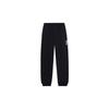 Efiv Series Solid Color Joggers Men Bottoms Black AKLT077-1