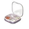 Контейнер для таблеток для дома, ежедневный герметичный чехол, разделение, 4 отделения, держатель-органайзер из полипропилена, пыленепроницаемый, водонепроницаемый, водонепроницаемый контейнер