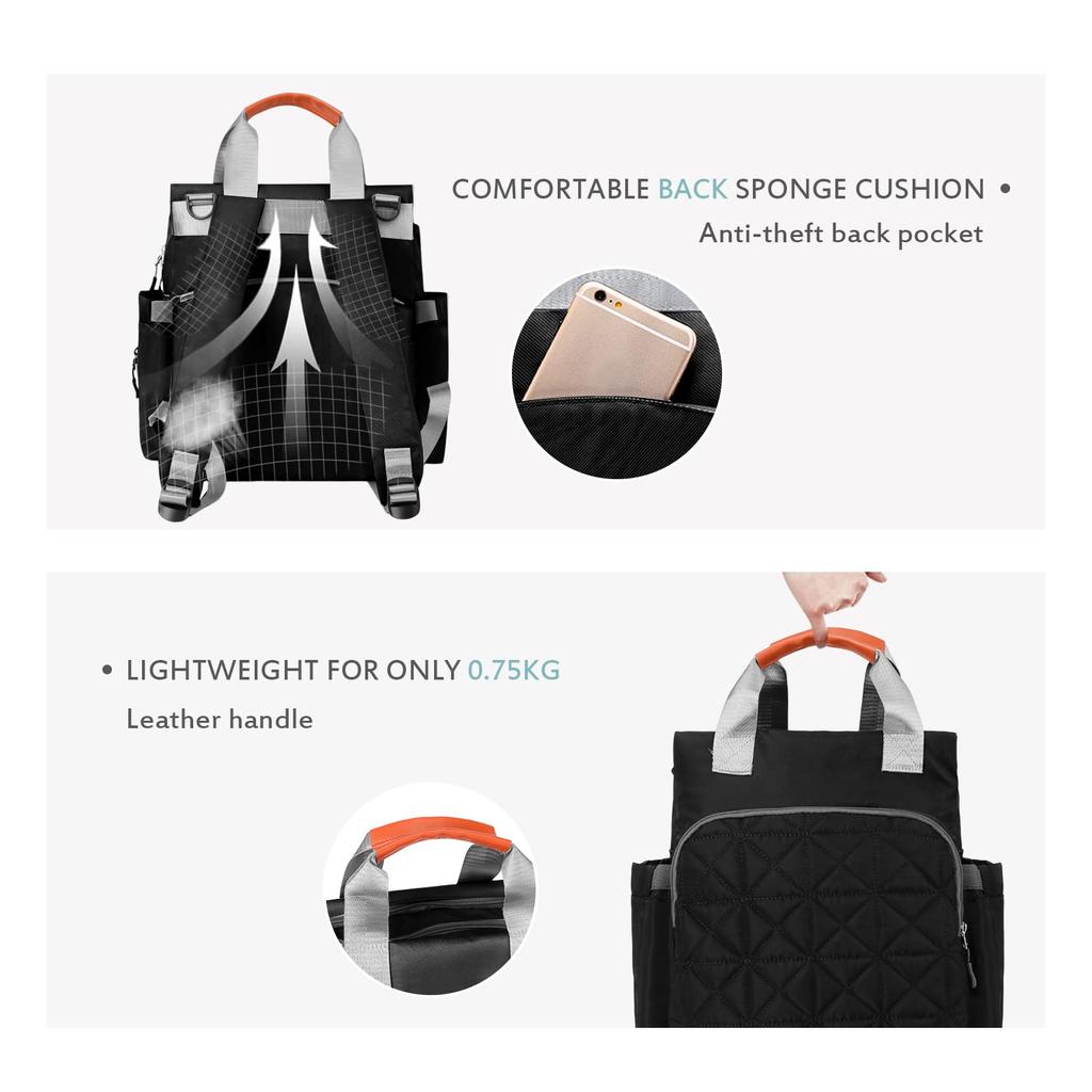 Большой дорожный подгузник включает в себя сиденье для смены подгузников и ремень для коляски [SONARIN] Сумка для мам, вместимость, многофункциональная, водонепроницаемая, сумка, сумка для мам,