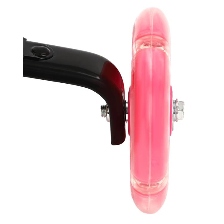 Side wheels for children' bikes LED guide stick for learning to ride