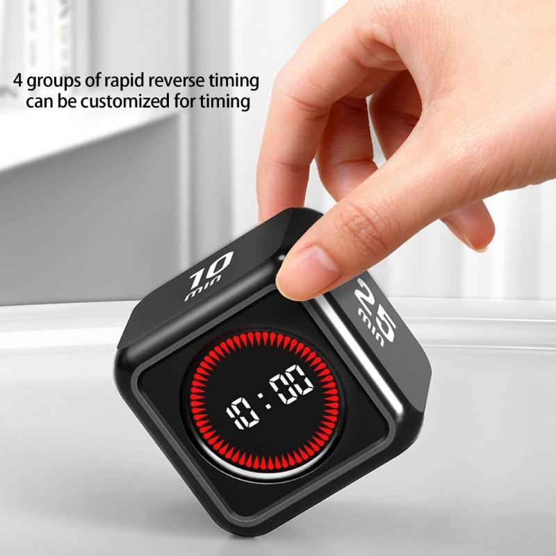 Датчики гравитации Таймер продуктивности Цифровой таймер обратного отсчета со светодиодным дисплеем Гаджет для управления временем Кухонный инструмент