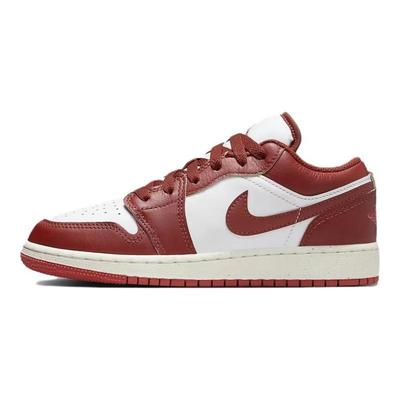 Air Jordan 1 Low Винтажные Баскетбольные Кроссовки Женские Красные Белые FJ3465-160(Team32-SBOX)