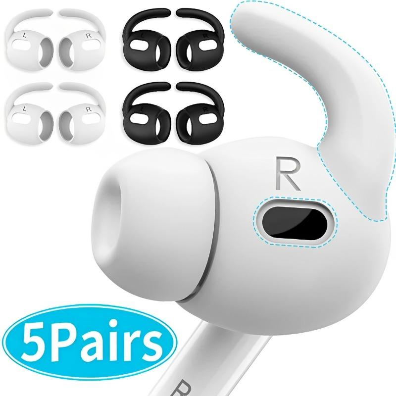 Внутриканальные насадки-крючки силиконовые для Apple Airpods Pro Защитный чехол для наушников Ушные вкладыши с противоскользящим ушным крючком для Apple AirPods Pro