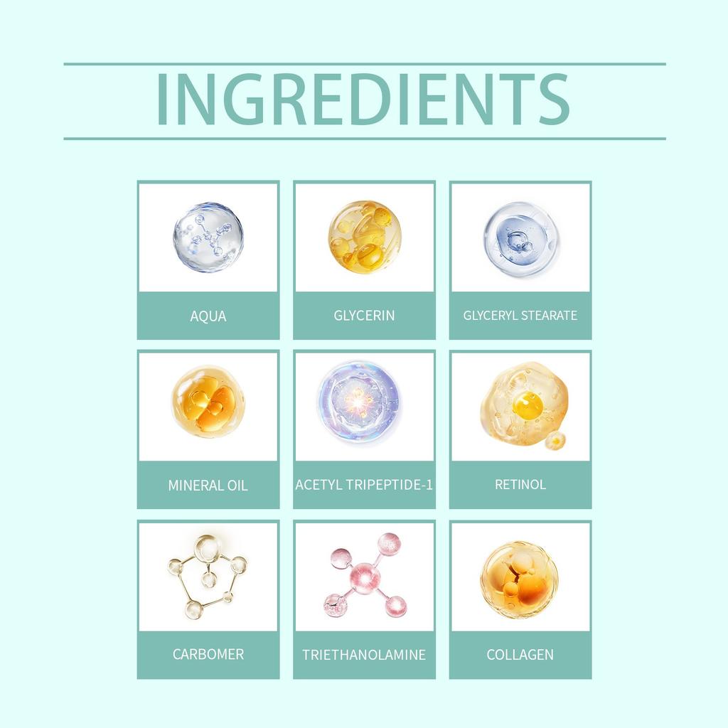 Укрепляющий крем с коллагеном Увлажняющий и укрепляющий крем улучшает эластичность кожи для гладкой, молодой кожи, 50 г