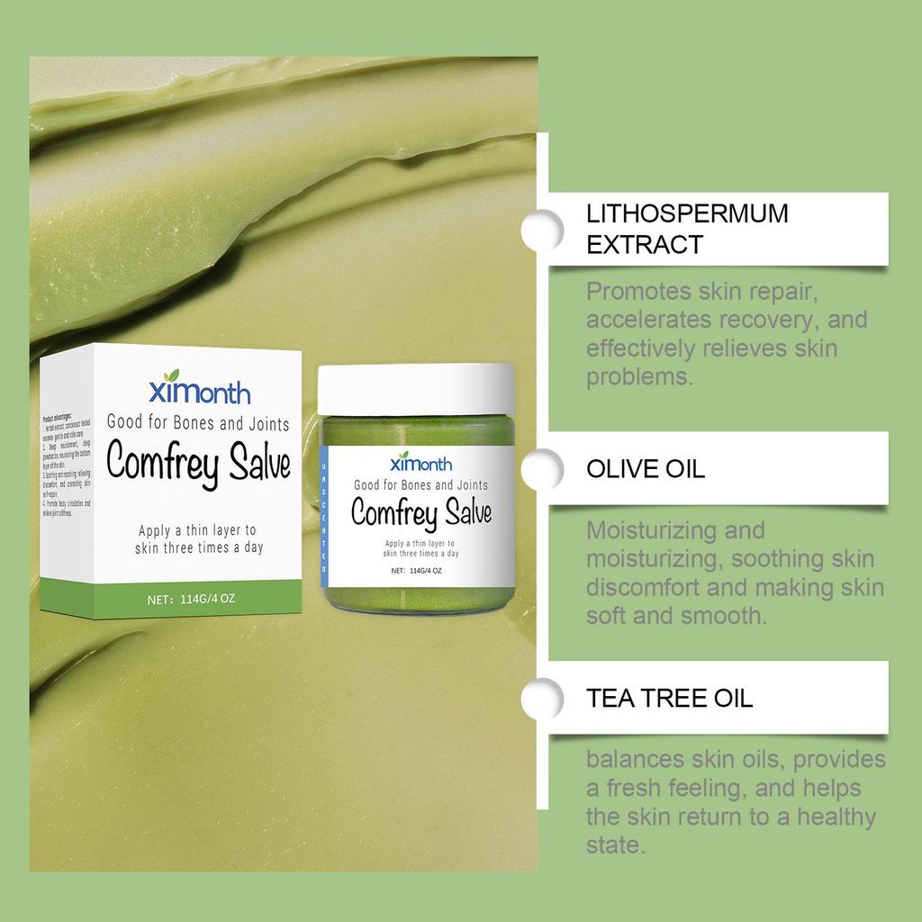 XIMONTH Травяной бальзам 114 г Экстракты растений Снимает дискомфорт в коленях, запястьях, пояснице и плечах